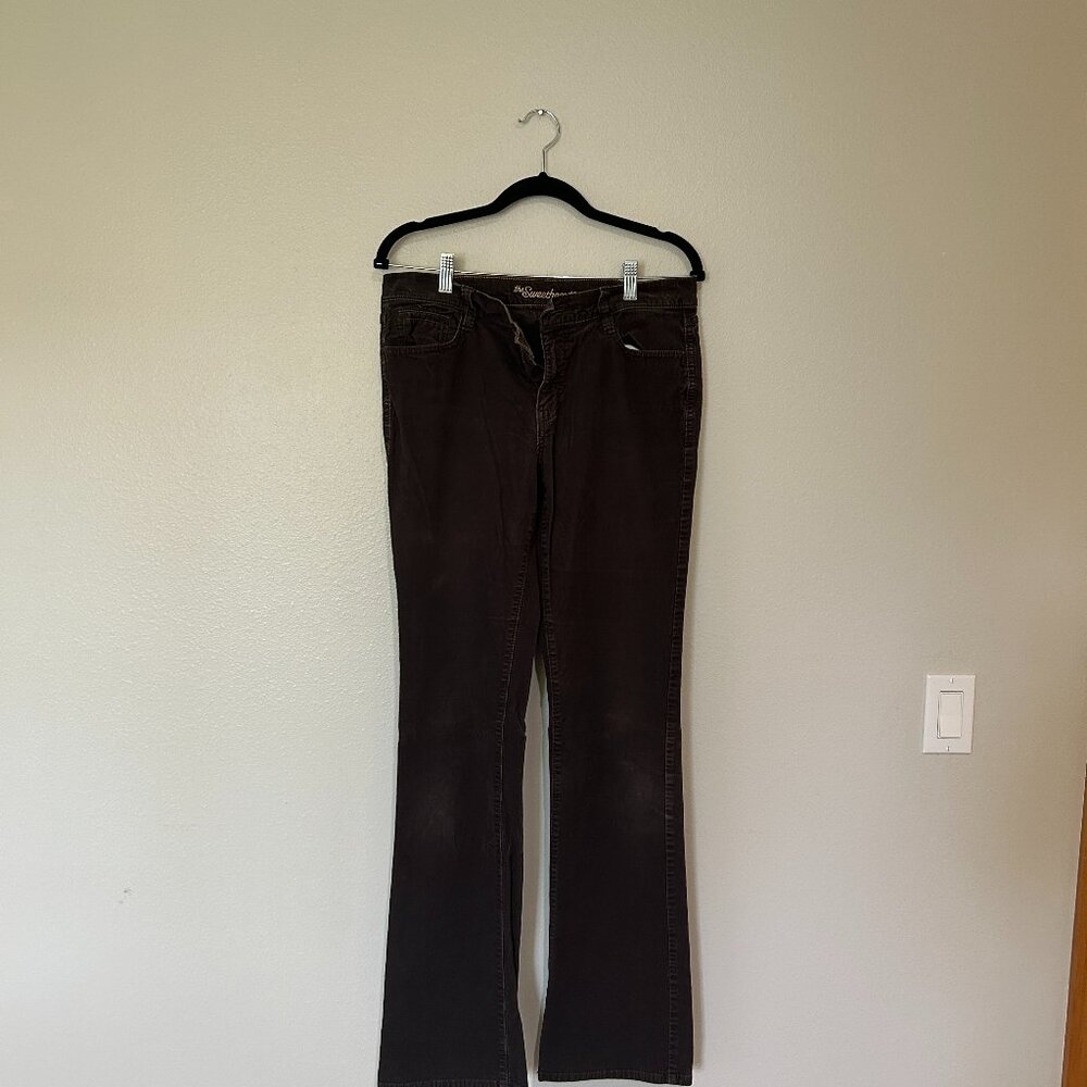 Old navy sweetheart corduroy brown long pants  size 8L
